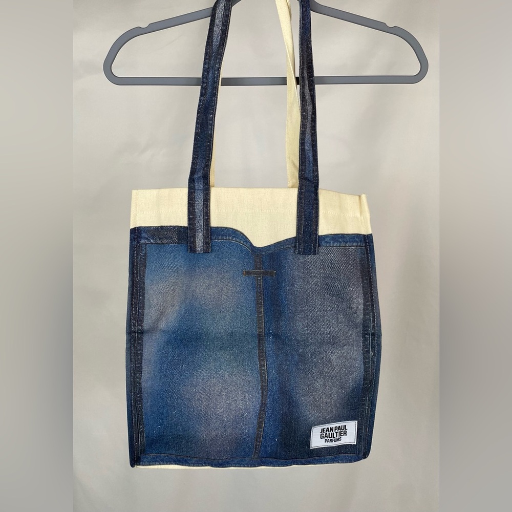 Jean Paul Gaultier Blue Denim Bag